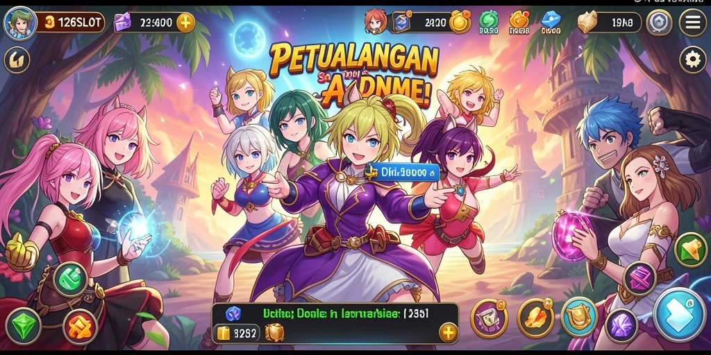 Gameplay menawan dari 3126SLOT dengan karakter Anime yang menarik.