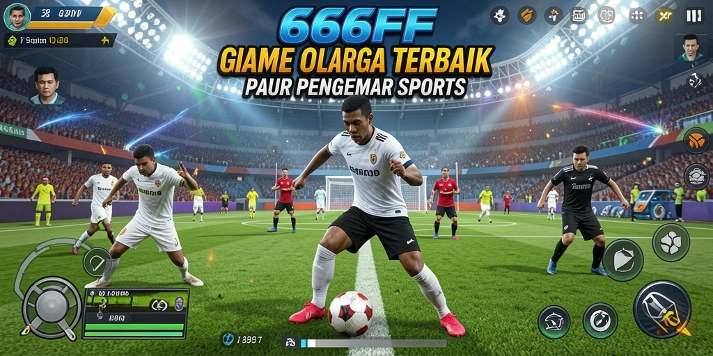 Tampilan gameplay 666FF yang menegangkan di lapangan olahraga.