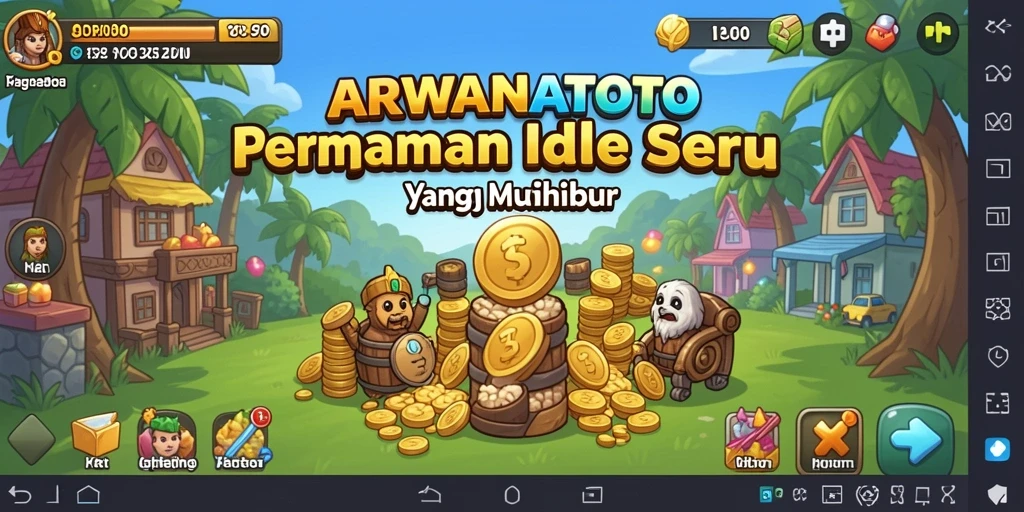 Tampilan menawan dari gameplay ARWANATOTO yang seru.