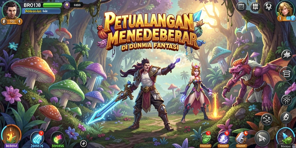 Tangkapan layar menampilkan aksi gameplay seru di BRO138.