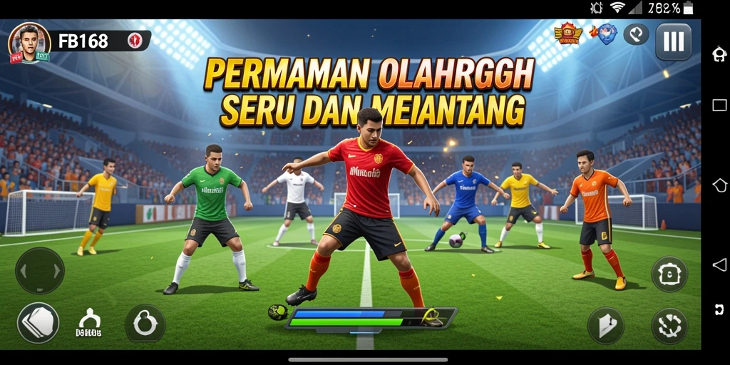 Tampilan menarik dari gameplay FB168 yang penuh aksi dan kompetisi olahraga.