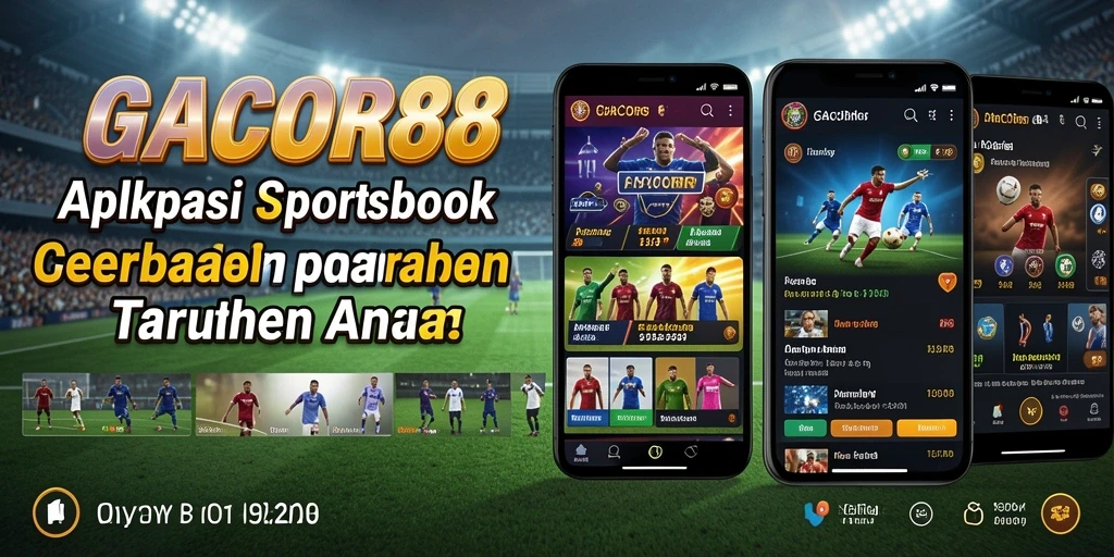 Tampilan antarmuka GACOR88 dengan berbagai pilihan taruhan olahraga.
