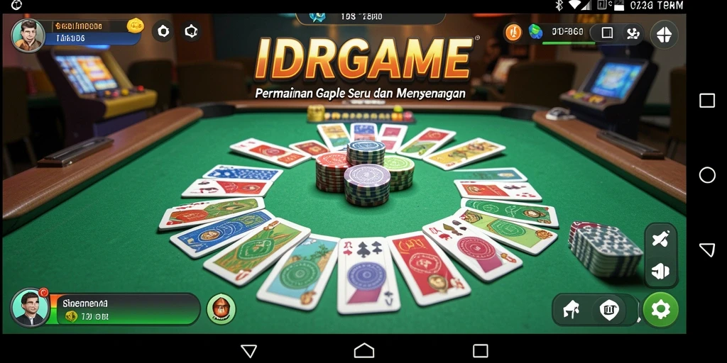 Tampilan gameplay Gaple yang seru dan interaktif.