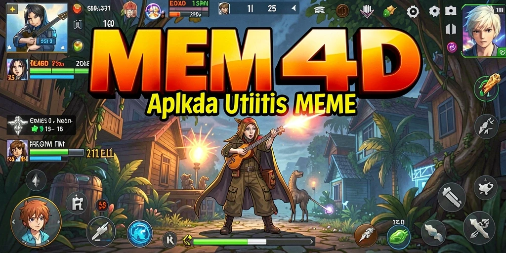 Tampilan antarmuka MEME4D yang intuitif dan mudah digunakan.