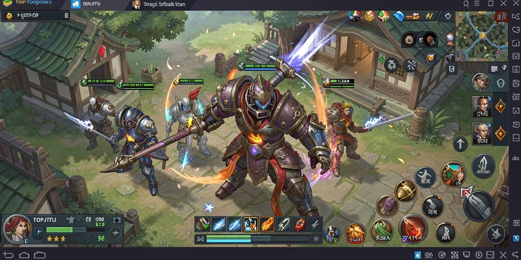 Tampilan gameplay seru dan menyenangkan dari TOPJITU.